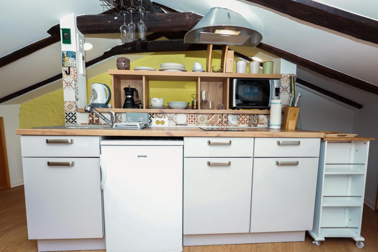 Apartmani Nad Voltun カスタヴ エクステリア 写真